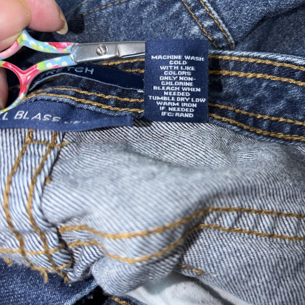 Bill Blass Jeans Woman Stretch Jeans Size 16 High Rise Mom Tapered 90s Retro EUC - Picture 6 of 11